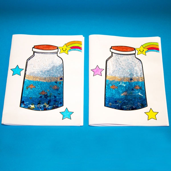 Bostik DIY South Africa Tutorial Ocean Notebook Step 9