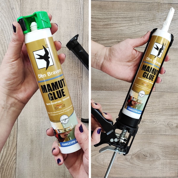 Bostik DIY Greece tutorial kosmimata sxedio step 5