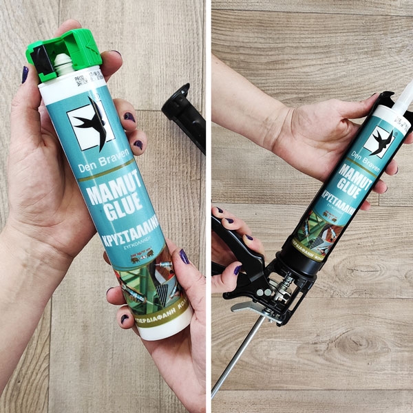 Bostik DIY Greece tutorial kosmimata sxedio step 7