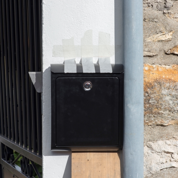 Fixer une boîte aux lettres sans percer step 4 colle résistante