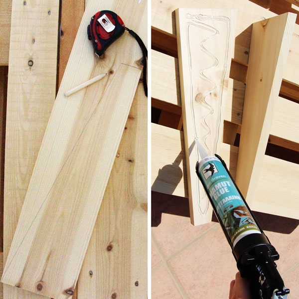 Bostik DIY Greece tutorial palet couch step 9