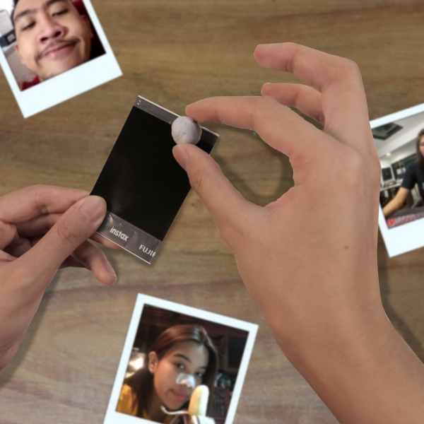 Bostik DIY Philippines Tutorial Easy Way to Display Your Photos Using Blu Tack Step 2