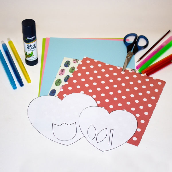 Bostik DIY South Africa Tutorial Mother's Day Card Step 1