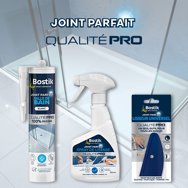 Bostik DIY France tutorial smoothing spray vs dishwashing soap step 7