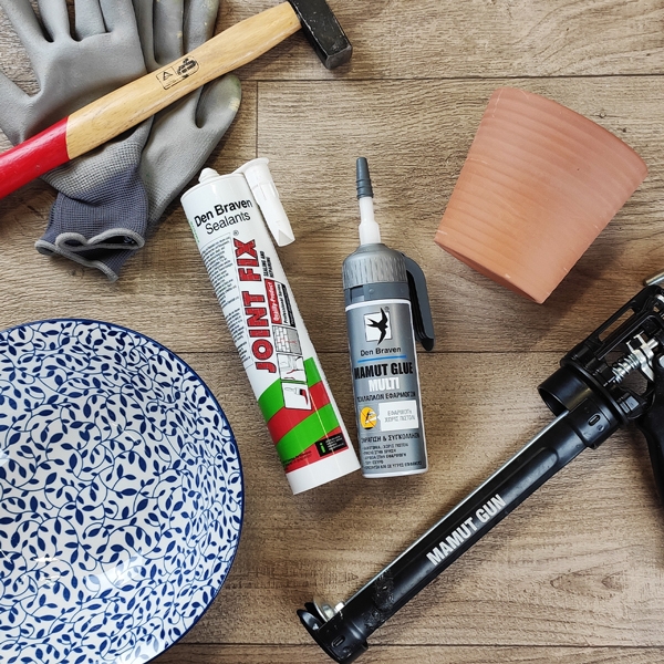 Bostik DIY Greece tutorial Flower Pots step 1