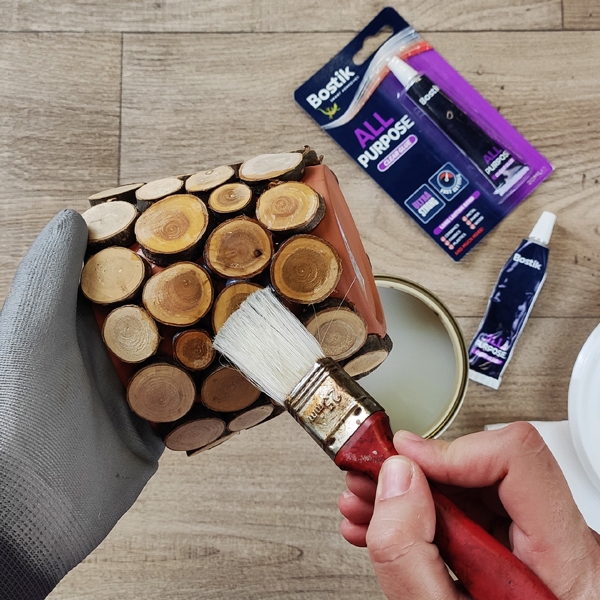 Bostik DIY Greece tutorial Flower Pots step 12