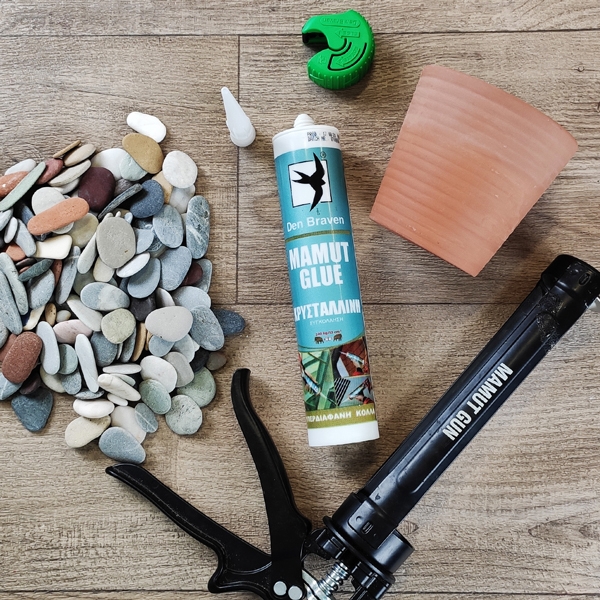 Bostik DIY Greece tutorial Flower Pots step 14