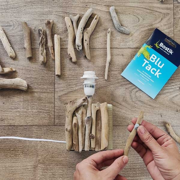 Bostik DIY Greece tutorial how to create a lamp step 2