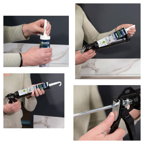 Bostik DIY Poland tutorial how to make a kitchen seal step 2