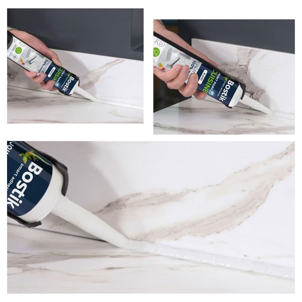 Bostik DIY Poland tutorial how to make a kitchen seal step 3