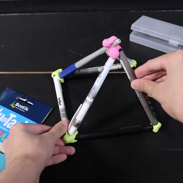 Bostik DIY Philippines tutorial simple teambuilding activity using blu tack step 3