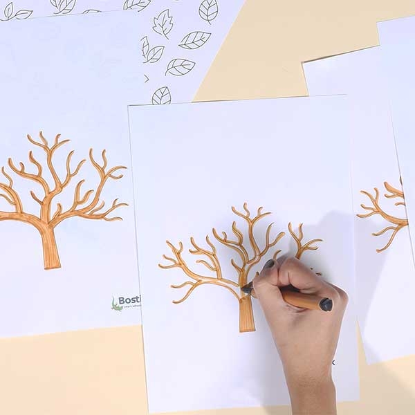 Bostik DIY Indonesia tutorials weather tree step 1