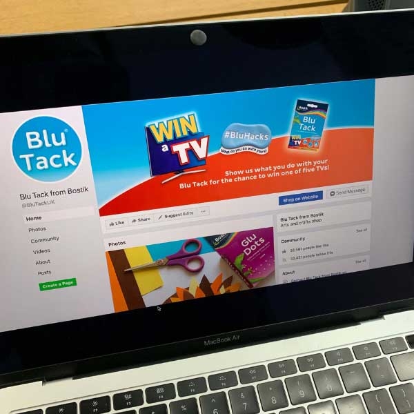 Bostik DIY United Kingdom Stationery Craft Blu tack grey product image