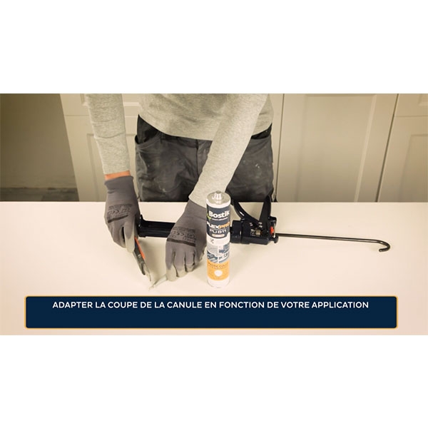 coller des tuiles canal step-two flexpro