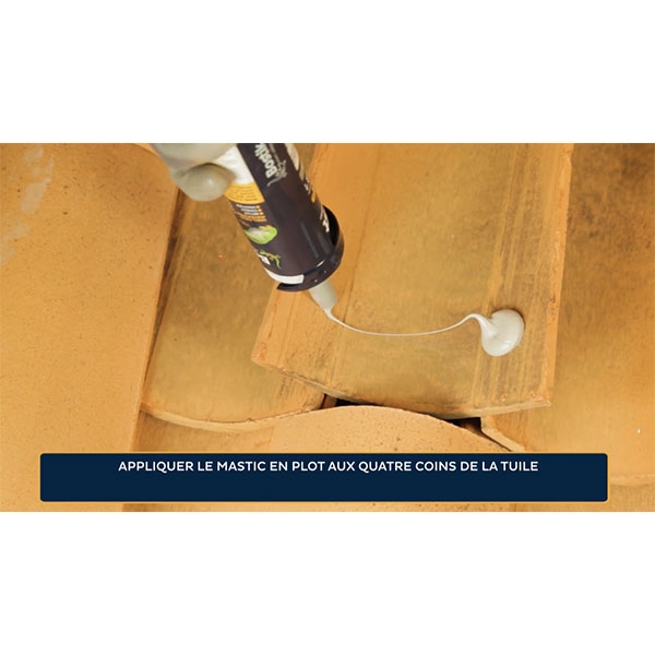 coller des tuiles canal step-three