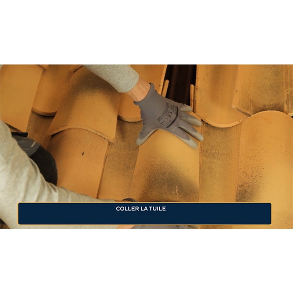 coller des tuiles canal step-four