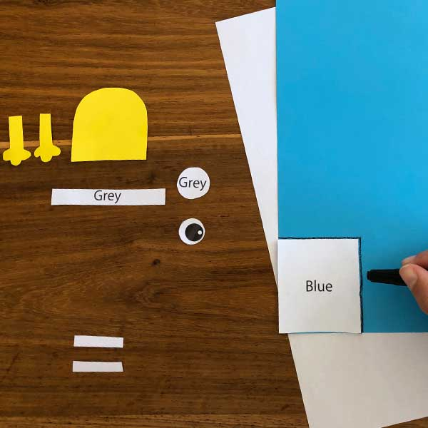 Bostik DIY South Africa Tutorial Minion Bookmark step 2