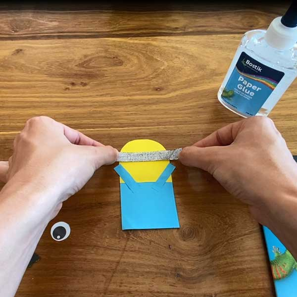 Bostik DIY South Africa Tutorial Minion Bookmark step 4