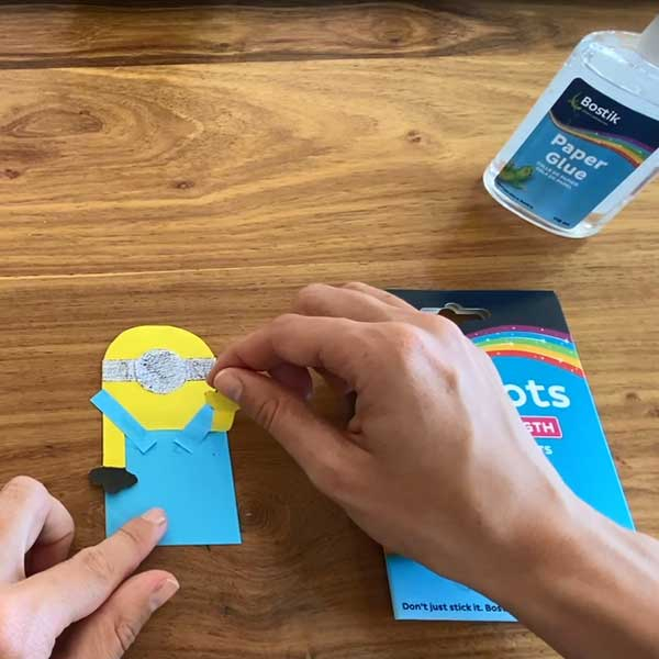 Bostik DIY South Africa Tutorial Minion Bookmark step 5