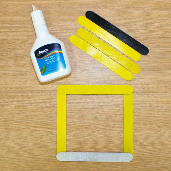 Bostik DIY South Africa Tutorial School Bus Photo Frame step 2