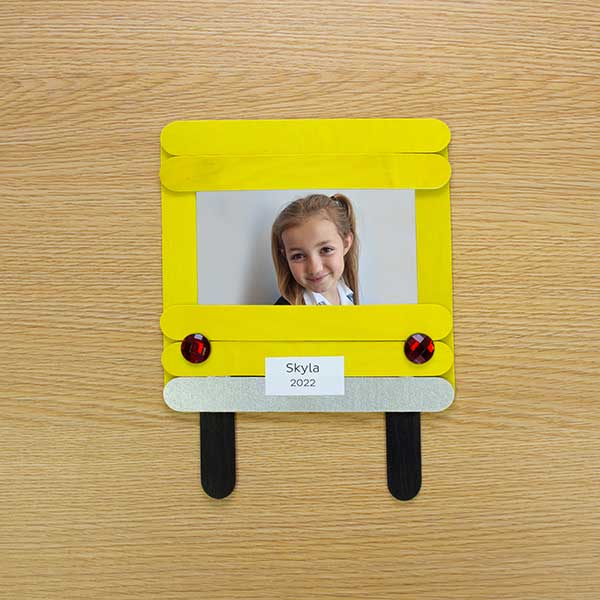 Bostik DIY South Africa Tutorial School Bus Photo Frame step 5
