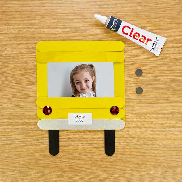 Bostik DIY South Africa Tutorial School Bus Photo Frame step 6
