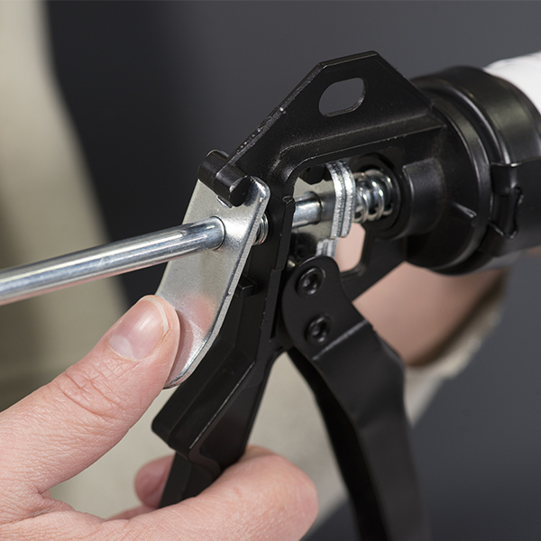 Step 4 - use a caulk gun RU