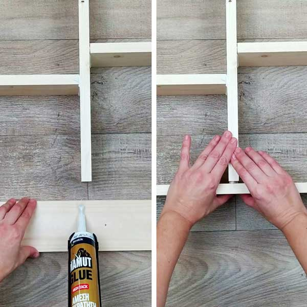 Bostik DIY Greece tutorial kitchen shellf step 5