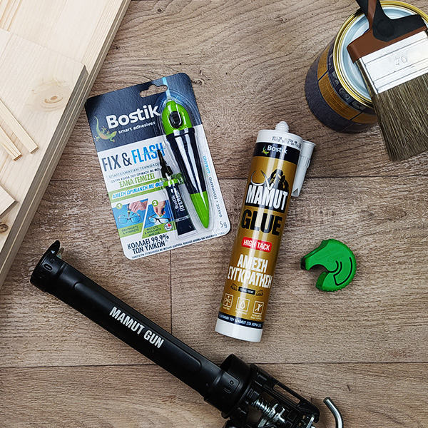 Bostik DIY Greece tutorial living room table step 1