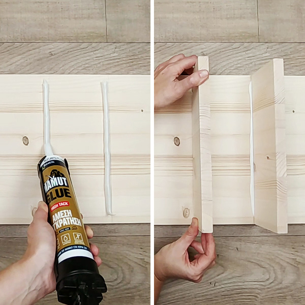 Bostik DIY Greece tutorial living room table step 4