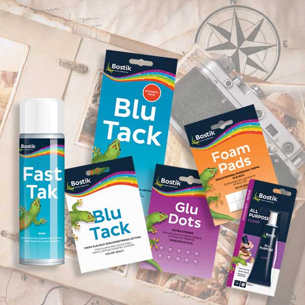 Bostik DIY Poland Stationery range teaser image