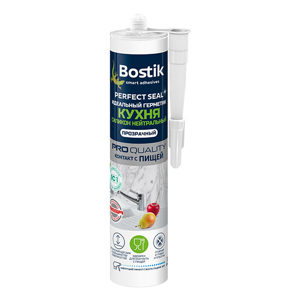 Bostik DIY Russia Perfect Seal Kuhnya Silicone Neutral transp image