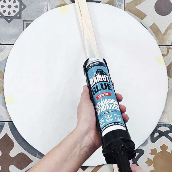 Bostik DIY Greece tutorial mirror step 8