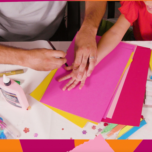 Bostik DIY Hong Kong Father's Day Round Of Applause Card Holder Step 1