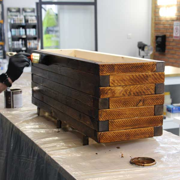 Bostik DIY Greece tutorial flower box step 12