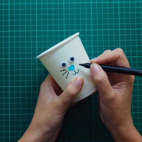 Bostik DIY Indonesia Tutorial Easter Cup Bunnies step 4