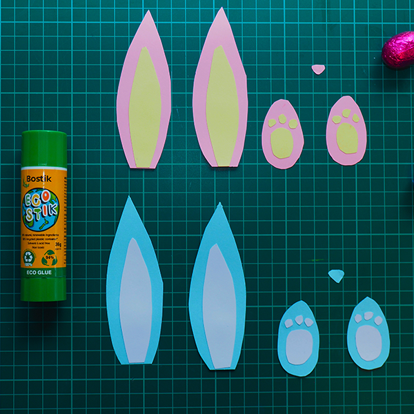 Bostik DIY New Zealand Tutorial Easter Cup Bunnies Step 2