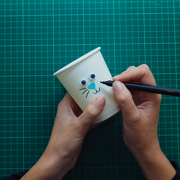 Bostik DIY New Zealand Tutorial Easter Cup Bunnies Step 4