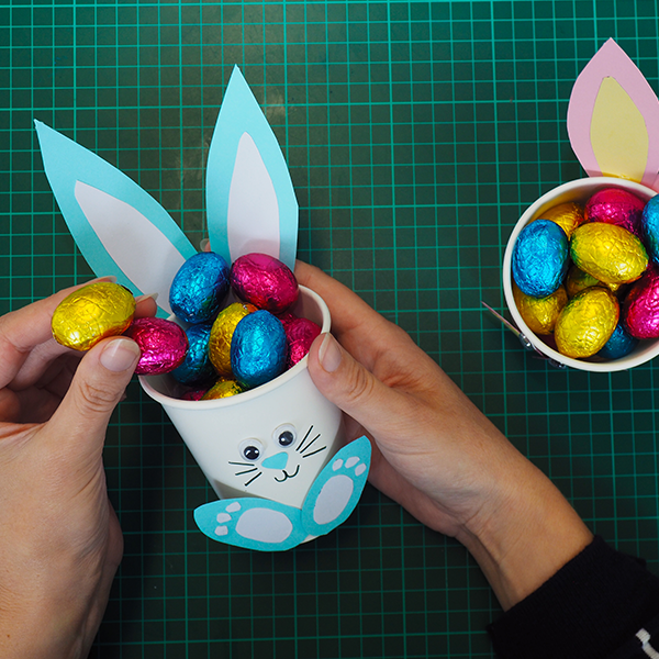Bostik DIY New Zealand Tutorial Easter Cup Bunnies