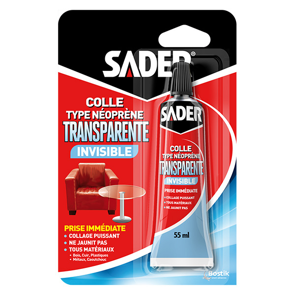 Bostik DIY France Sadar Colle Neoprene Transparente Invisible product image