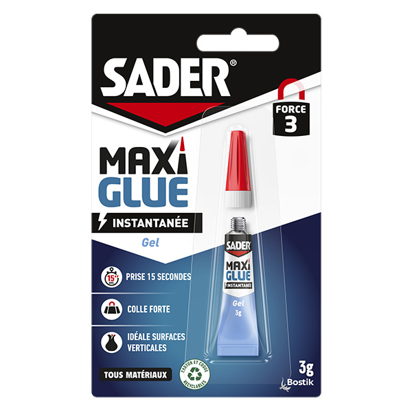 Bostik DIY France Sadar Maxi Glue Instantanee Gel 3g product image