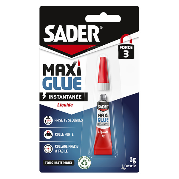 Bostik DIY France Sadar Maxi Glue Instantanee Liquide 3g product image
