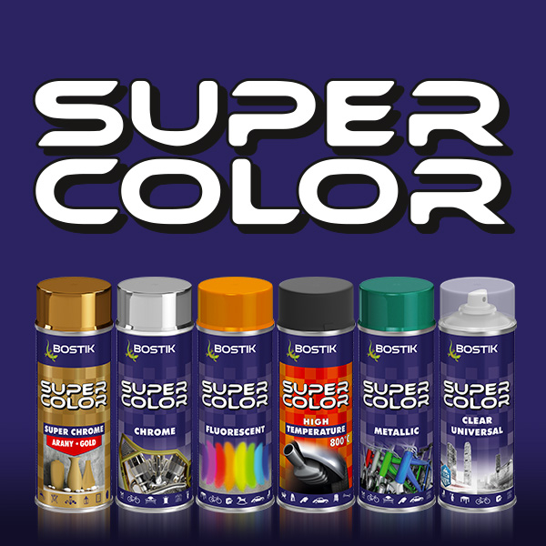 Bostik DIY Hungary Super Color range teaser image