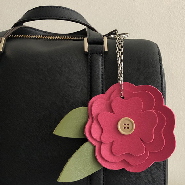 Bostik DIY PH Article How to Make Leather Flower Charms Step 5