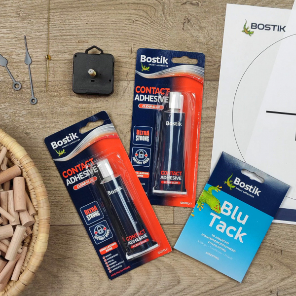 Bostik DIY Greece Tutorial Clock 2022 step 01
