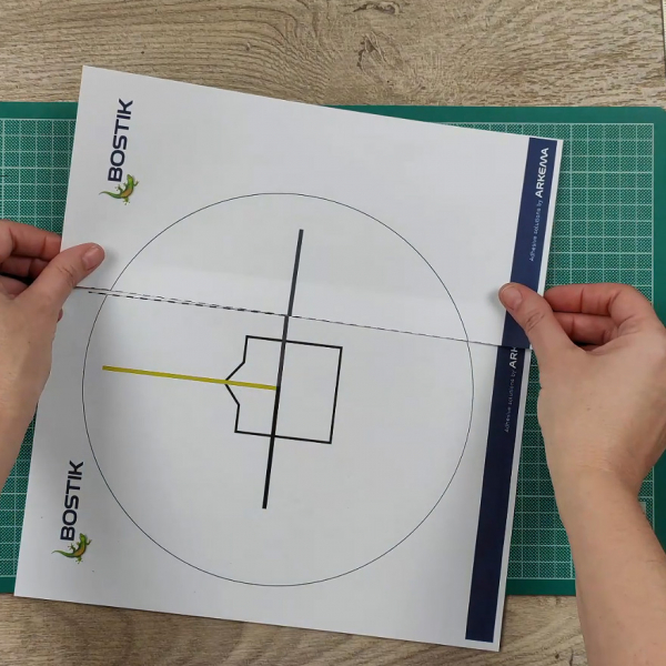 Bostik DIY Greece Tutorial Clock 2022 step 02