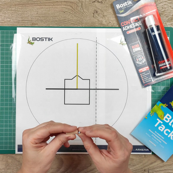 Bostik DIY Greece Tutorial Clock 2022 step 03