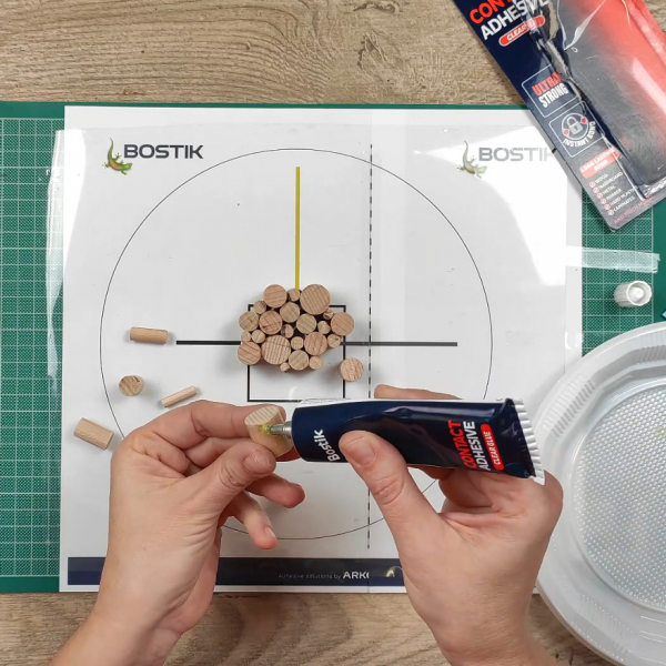 Bostik DIY Greece Tutorial Clock 2022 step 06