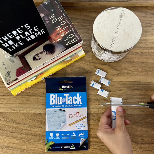 Bostik DIY PH How to Keep Flowers in Place with Blu-Tack Step 3