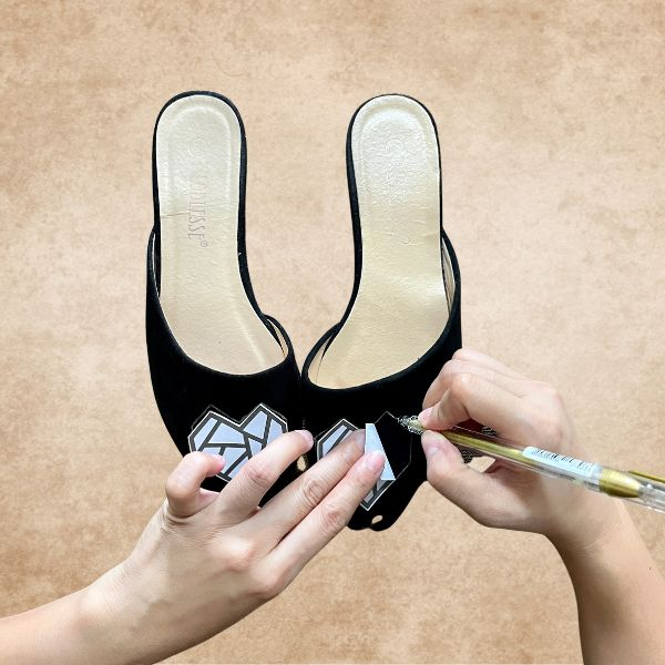 Bostik DIY Philippines How to Glam Up Your Shoes step 3